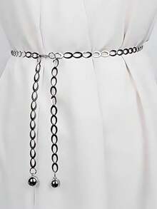 1 件空心金属腰链，适合夏季、秋季、万圣节等多种场合