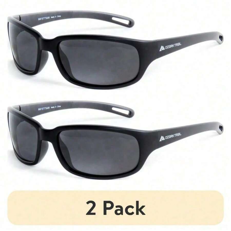 (2 Pack) Ozark Trail Full Frame Sports Polarized Fishing Sunglasses For Men And Women(Color May Vary) - 2 - View 1