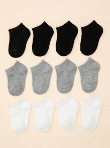6 perechi de șosete moi și drăguțe, decoltate, până la gleznă, pentru bebeluși și copii