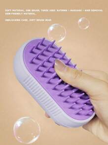3 In 1 Usb Rechargeable Water Spray Cat/Dog Lover Gift And Dog/Cat Mom Love Massage Brush Electric Cat Lover Gift And Cat Mom Love Hair Removal Comb