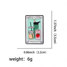 Alfinete de Lapela de Esmalte Tarot, Broches em Roupas, Presentes, Joias, Acessórios de Moda