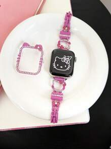 Sanrio 1 pieza Funda protectora para con diamantes incrustados estilo Hello Kitty de Sanrio