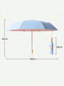 8-Bone Compact Classic Folding Umbrella With UV Protection, Windproof And Waterproof, Perfect For Men And Women, Leisure Use, Travel And Outdoor Activities, Sun Protection Outdoor Sunshade Cute Umbrella, Umbrella For Women Umbrella Rainproof Windproof