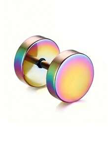 1pc 304 Stainless Steel Monroe Lip Ring, Spiral Cartilage Earrings, Barbell Body Piercing Jewelry, Suitable For Gift/Party