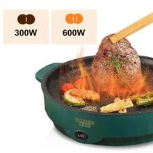MultiCooker Frying Pan 220V Househould Barbecue Fried Steak Fish Omelette Frying Pan Non-Stick Cooking