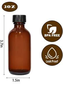 2 Oz kleine Glasflaschen: Mehrfachpackung, Mehrzweck & wiederverwendbar. Werfen Sie einen Blick auf diese 2 Oz (60ml) kleinen Glasflaschen! Erhältlich in transparent oder braun. Sie können zwischen 5er-Pack, 3er-Pack, 2er-Pack oder Einzelflasche wählen.