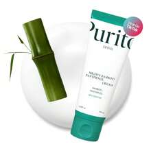PURITO Mighty Bamboo Panthenol Cream, Glow Cream, Skin Barrier Repair, For All Skin Types, Daily Face Moisturizer, 3.38fl.Oz / 100ml - màu xanh lá - Xem 1