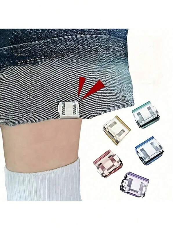 Invisible Pants Length Fixation Clips, Prevent Pants Legs Dragging, Sewingless Hidden Leg Closing Device, Prevent Pants Legs Touching The Ground, Suitable For Jeans, Trousers