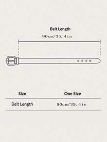 1 件学院风通用腰带，适合男孩和女孩，耐用且可调节，时尚百搭，采用简单易用的带扣设计，适合各种休闲和日常穿着 - 兒童橢圓扣腰帶 - 查看 3