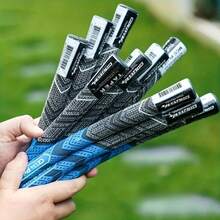 13PCS Golf Grip PLUS 4 Men's Rubber Golf Grips Cotton Yarn Golf Club Grips Iron And Wood Standard Grip Universal - Blue - View 3
