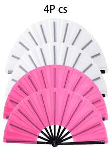 D EXCEED 1/4/6PCS Foldable Classic Kung Fu Fan - Traditional Chinese Style, Plastic, Ideal For Tai Chi, Martial Arts, Fitness Dance And Gift-Giving - Multicolor - View 24