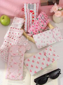 1pc Cute Glasses Bag, Glasses Storage Box For Girls, Sunglasses Accessories, With Cute Style, Cartoon Design And Girly Pattern, Perfect To Protect Sunglasses, A Great Gift. , Gender Reveal Party, Perfect Choice For Birthdays, Weddings, Parties, Perfect Gift For Colleagues, Friends And Family, Back To School Gift, Great Gift For Summer Vacation, Travel