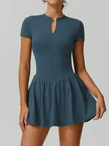 NcmRyu 1pc Women's Comfortable Smooth Running, Fitness, Pickleball, Tennis, Golf Sports Dress