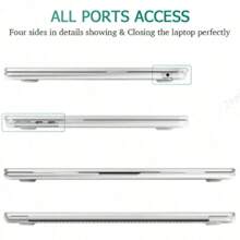 For Case & Laptop Case &New High Frosted Supper Thin Frost Clean 1pc Cover And 1pc Base For Air Pro&Air 13 A1932 A2179 A2337 /Pro 13.3 A1706 A1708 A1989 A2159 A2289 /Air 13 A1466 A1369/Air M2 2022 A2681 M3 A3113/Pro 16 A2141/Pro 14.2 A2442 A2779/Pro 16 A2485 A2991 A2780