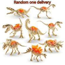 ZURU Mini Dino Fossil Find Boys 5+ Escava e Descobre, STEM, Escava Fósseis Pré-históricos, Brinquedos Educativos, Ótimo Kit de Ciências para Presente para Meninas e Meninos