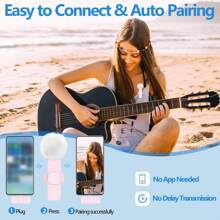 New 1 Drag 2 Microphone Lavalier 2.4GHz 2 In 1 Portable Mini Microphone Wireless Recording Microphone For Type-C Phone