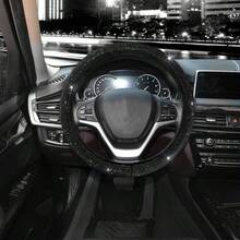 Wheel Cover For Women Men Bling Bling Crystal Diamond Sparkling Car SUV Wheel Protector Universal Fit 15 Inch (Black With Black Diamond, Standard Size(14" 1/2-15" 1/4)) - Đen với Kim cương đen - Xem 3