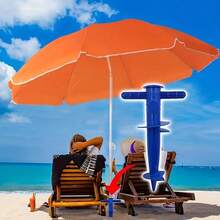 1pc Plastic Beach Umbrella Anchor, Suitable For Camping, Fishing And Outdoor Adventure Stake - Multicolor - View 4