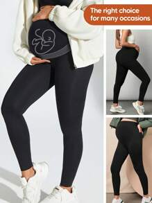 Maternity Leggings Over The Belly Buttery Soft Workout Activewear Yoga Pregnancy Pants