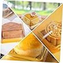 100/75/50/25 chiếc hộp đựng bánh vuông có nắp trong suốt, hộp nướng bằng nhựa, thích hợp cho tiệc cưới, tiệc sinh nhật, tiệm bánh, hộp đựng tráng miệng dùng một lần, trưng bày thanh lịch, chất liệu bền, dành cho đầu bếp ẩm thực - Nhiều màu - Xem 3