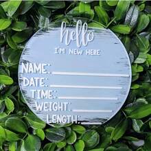 30/100 件透明亚克力圆盘，亚克力透明板，适用于 DIY 展示板、工艺品、装饰画、空白画板、DIY 手工艺品展示品、圆形时钟托盘、各种节日、婚礼工艺品，5/6/7/8/9/10 厘米