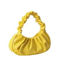 [Bolso de mano elegante] Bolso tipo hobo con pliegues en forma de nube | | Cierre magnético, correa arrugada | Bolso de mujer | Para outfits casuales o de noche | Elegante