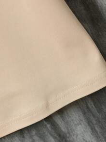 playeras de hombre, Hombres Camiseta cruzado con estampado,informales, simples, de verano, Cuello redondo,poliéster - Albaricoque - Ver 6