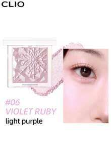 Clio K-Beauty Prism Highlighter，高光面部照明器，珍珠闪光柔滑烘焙粉，闪光持久，粉状荧光笔，日常彩妆，韩国彩妆