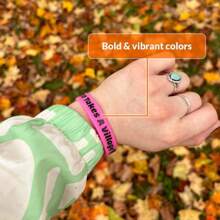 Custom Wristbands For Events Fundraisers Promotions Add Text Icons Logos Bulk Rubber Bracelets Classic 1 2 100 Silicone