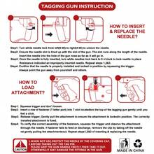 1pc Clothing Fixer Micro Stitch Gun Fine Stitch Tagging Gun For Clothing Mini Stitch Gun Sewing Quilting Hemming Quick Stitch Gun,Upgraded Version With Storage Box - Multicolor - View 4