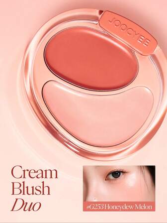  JOOCYEE CREAM BLUSH DUO 2-In-1 Highlighter & Blush