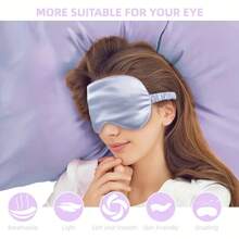 6pcs Sleep Hairstyling Tool Set, Including 1pc Hair Curler, 1pc Silk Pillowcase, 1pc Soft Sleep Eye Mask, 2pcs Hair Scrunchies, 1pc Sleep Cap, Suitable For Hair And Skin Care, Silk Heat-Free Curler Set, Overnight Hair Curler