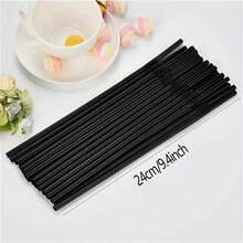 Black Cocktail Straws With Fruit Juice Drinks And Soda Are Very Suitable For Dining, Gathering, Picnic And Many Other Occasions.