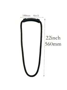 1 pieza Correa de almacenamiento resistente de 22 pulg. con asa de agarre fácil - Organizador de cuerdas y mangueras, solución de ahorro de espacio para el hogar, garaje, barco, caravana y talla grande - Almacenamiento seguro, versátil y sin esfuerzo
