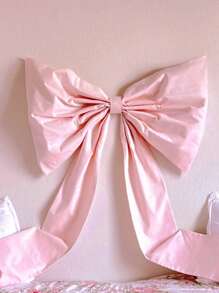 1pc Large Bow Big Coquette Bow For Backdrop Birthday Party Room Wall Decor Giant Ribbon Tie Hanging Gift Coquette Wall Decor Photo Prop Perfect For Bridal Shower Wedding Party Decor