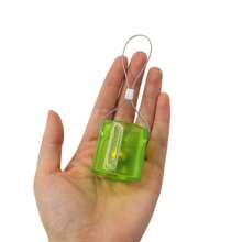 1 pieza Objetivo de campana colgante para práctica de tiro con tirachinas para exteriores, campanas transparentes, regalo de fiesta y cumpleaños para hombres y mujeres