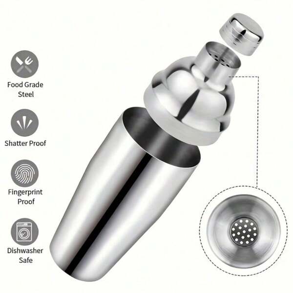 350ml, 550ml, 750ml Edelstahl Cocktailshaker