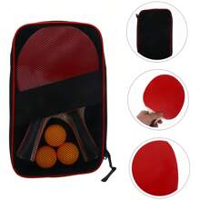 2pcs Professional Table Tennis Rackets Highly Elastic Training Set, Indoor/Outdoor Sports Equipment, Include 2 Table Tennis Rackets, Racket Bag, And 3pcs Ping Pong Balls