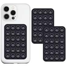 Suction Phone Case Mount, Sillicon Adhesive Phone Accessory For Phone, Hands-Free Fidget Toy Mirror Shower Phone Holder, Videos And Selfies