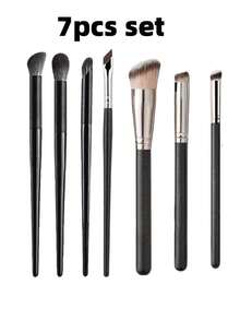 3/5pcs Makeup Brush Set, Includes Foundation Brush, Concealer Brush, Eyeshadow Brush, Blush Brush, Powder Brush And 3 Velvet Makeup Sponges, Makeup Brush Set, Makeup Brush Set, Makeup Brush Set, Complete Makeup Brush Set, Makeup Brush Set, Complete Makeup Tool Set, Makeup Brush Set, Makeup Brush Set, Makeup Gift Set - Multicolor - View 14