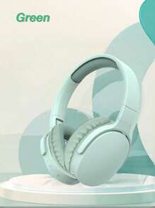 GENAI Wireless Headphones Over Ear, With Microphone, HiFi Stereo Foldable Lightweight Headset, Volume Control Stereo 3.5mm Wire Headset For Deep Bass For Home Office Cellphone PC Ect.