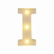 1pc Led Letter Light ,Name Letters Alphabet Letter LED Battery Night Light ,Weddings Birthdays Party Bedroom Decoration