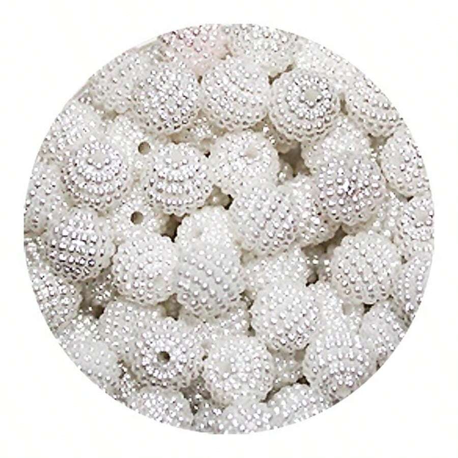 Cracked Pearl 12mm With Hole 50 Units - Putih - View 1