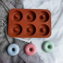 1 Piece 8-Cavity Cylindrical Silicone Chocolate Mold, Used For Ice Cream, Jelly, Pudding, Chocolate Dessert Cake Baking Tools, Is Ideal For Making Chocolate Cake Desserts. - Red - View 25