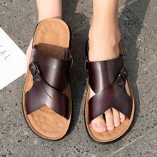 SHIDERTION SHIDERTION Unisex Summer New Korean Fashion Beach Sandals, Plus Size Casual Breathable Slippers