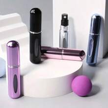 1 pezzo/3 pezzi/4 pezzi Bottiglia da viaggio per profumo, Vaporizzatore da viaggio ricaricabile da 5 ml, Bottiglia da viaggio per ricarica di profumo in formato tascabile e dispenser tascabile per profumo, Bottiglia da viaggio e vaporizzatore spray per colonia e profumo