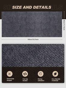 1pc Trial Pack, Random Delivery, Self-Adhesive Cat Scratch Pad, Customizable Furniture Protector Mat, Anti-Scratch Carpet Pad, Wall-Mounted Sofa Protector, Cat Tree Pad, Indoor Cat Activity Mat, Cat Scratch Board, Sofa Alternative, Cat Scratching Post Alternative - Multicolor - View 17