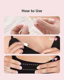 100-Strips Double-Sided Tape For Fashion, Tape For Clothes, Fabric Tape For Women Clothing And Body, All Day Strength Tape Adhesive, Invisible And Clear Tape For Sensitive Skins - 1 - 查看 5