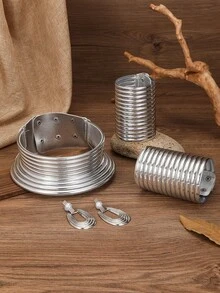 New Multilayer Handmade Beaded Vintage Boho Choker Necklace, Fashionable And Glamorous European/American, Bohemian, African, Retro Style For Party, Vacation, Beach - Multicolor - View 4