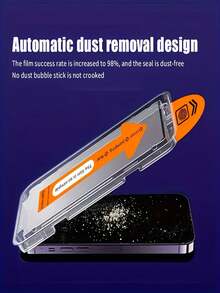 5 opakowań folii ochronnej Ultra HD ze szkła hartowanego kompatybilnej z 'em 17/17 Air/15 Pro Max/16 Pro Max/16/15/14/13/12/11/Plus/Mini/XS Max/XR/X, aplikator folii jednym kliknięciem, folia ze szkła hartowanego 9H+, odporna na odciski palców, pełne pokrycie, kompatybilna z etui